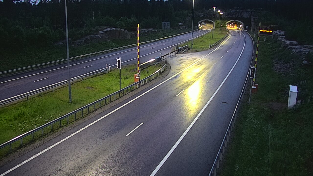 Kelikamerat Kuva Tie 7 Virolahti, Vaalimaan tunneli, puomi itä, Virolahti, Kymenlaakso