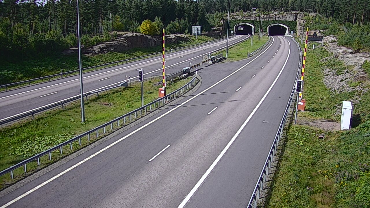 Kelikamerat Kuva Tie 7 Virolahti, Vaalimaan tunneli, puomi itä, Virolahti, Kymenlaakso