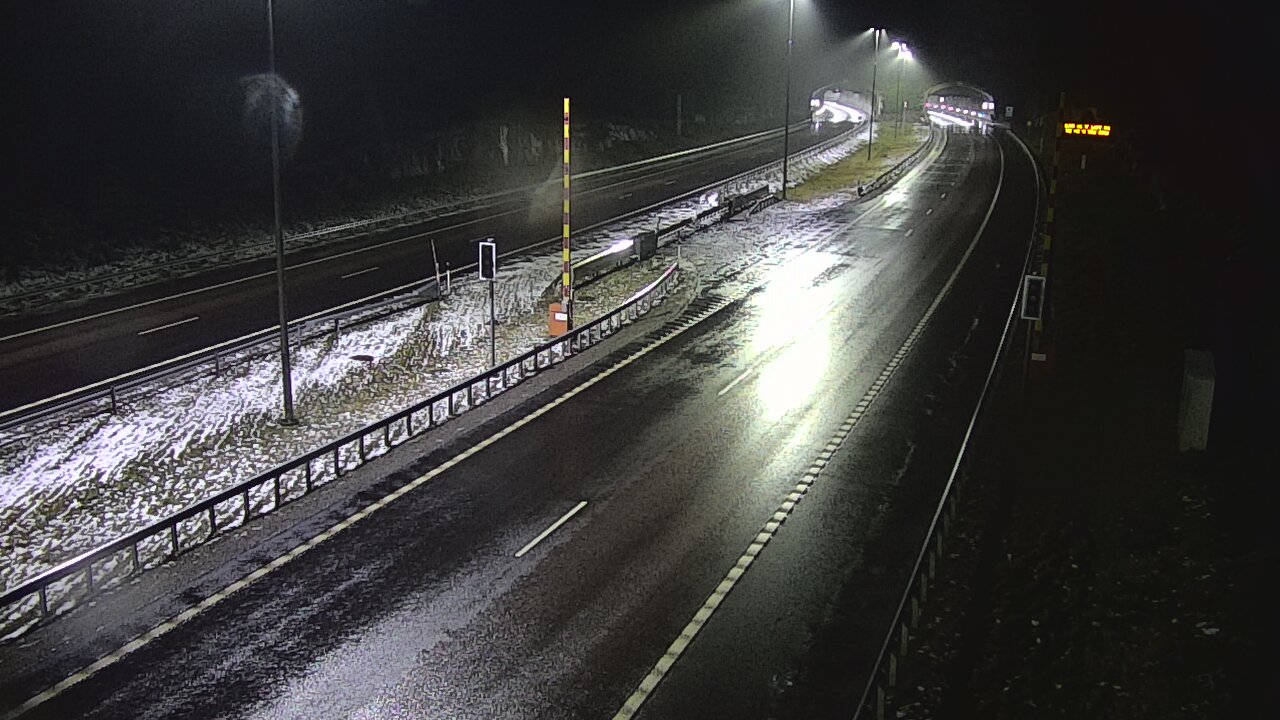 Weather Camera Image Väg 7 Vederlax, Vaalimaan tunneli, bom öst, Virolahti, Kymenlaakso