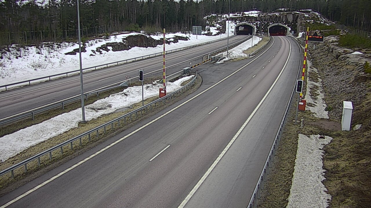 Kelikamerat Kuva Tie 7 Virolahti, Vaalimaan tunneli, puomi itä, Virolahti, Kymenlaakso