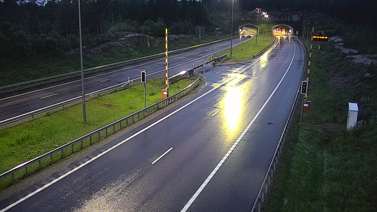 Kelikamerat Kuva Tie 7 Virolahti, Vaalimaan tunneli, puomi itä, Virolahti, Kymenlaakso