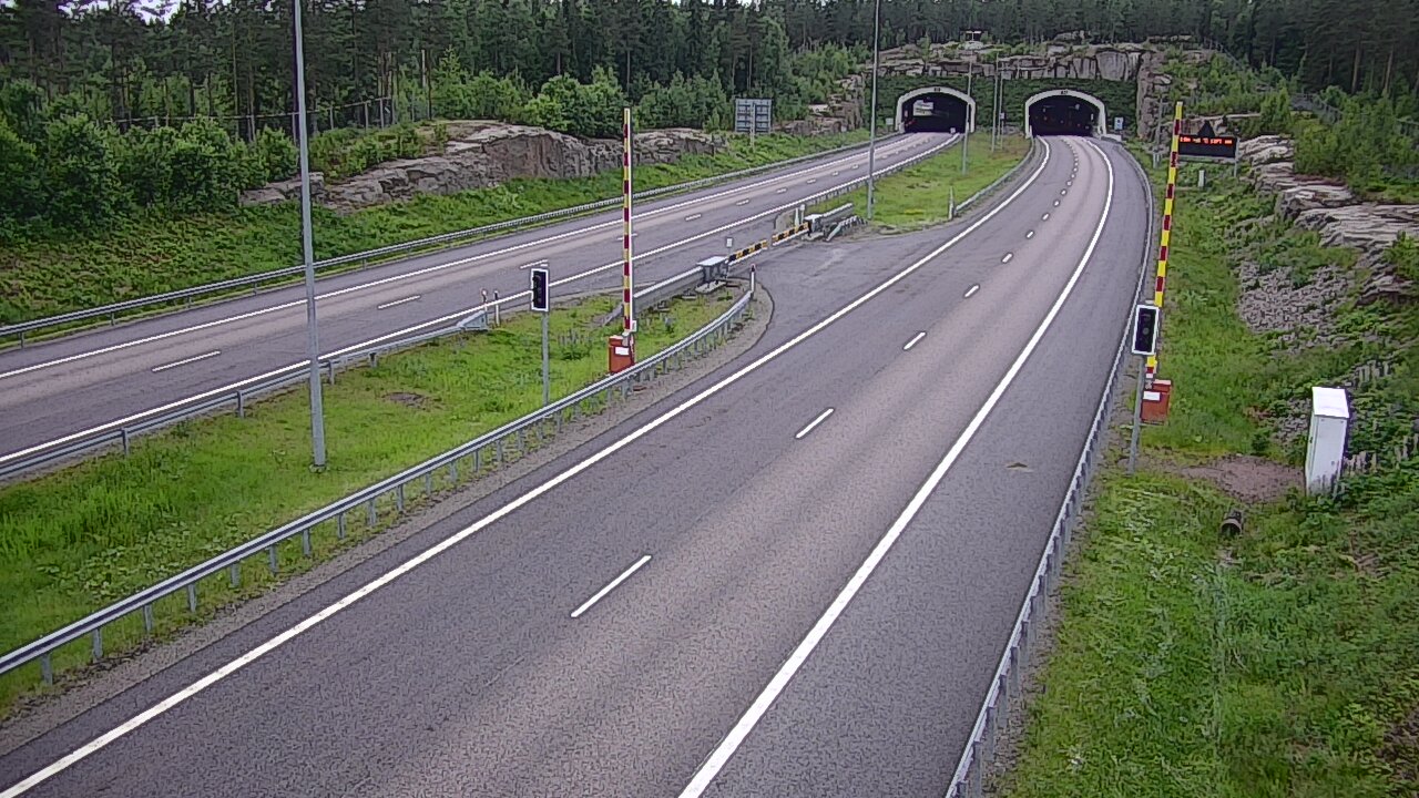 Kelikamerat Kuva Tie 7 Virolahti, Vaalimaan tunneli, puomi itä, Virolahti, Kymenlaakso
