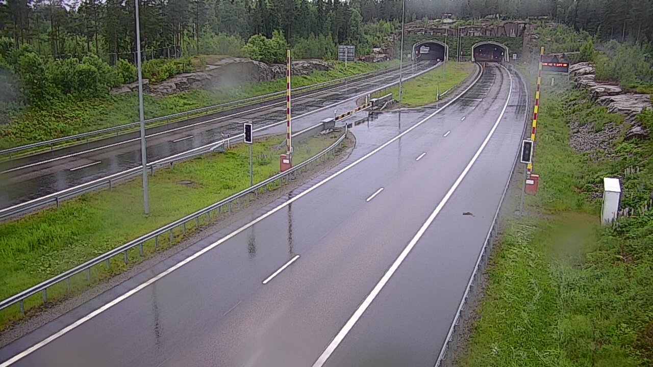 Kelikamerat Kuva Tie 7 Virolahti, Vaalimaan tunneli, puomi itä, Virolahti, Kymenlaakso
