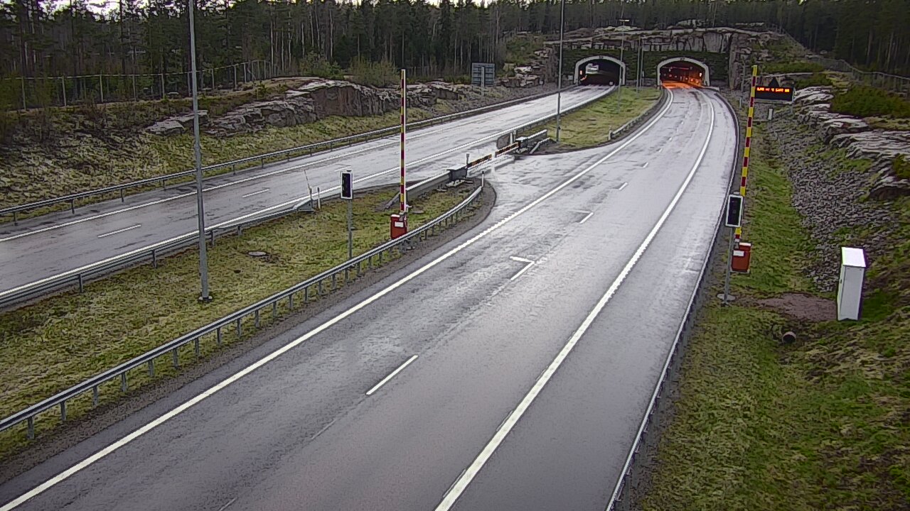 Weather Camera Image Road 7 Virolahti, Vaalimaan tunneli, boom east, Virolahti, Kymenlaakso