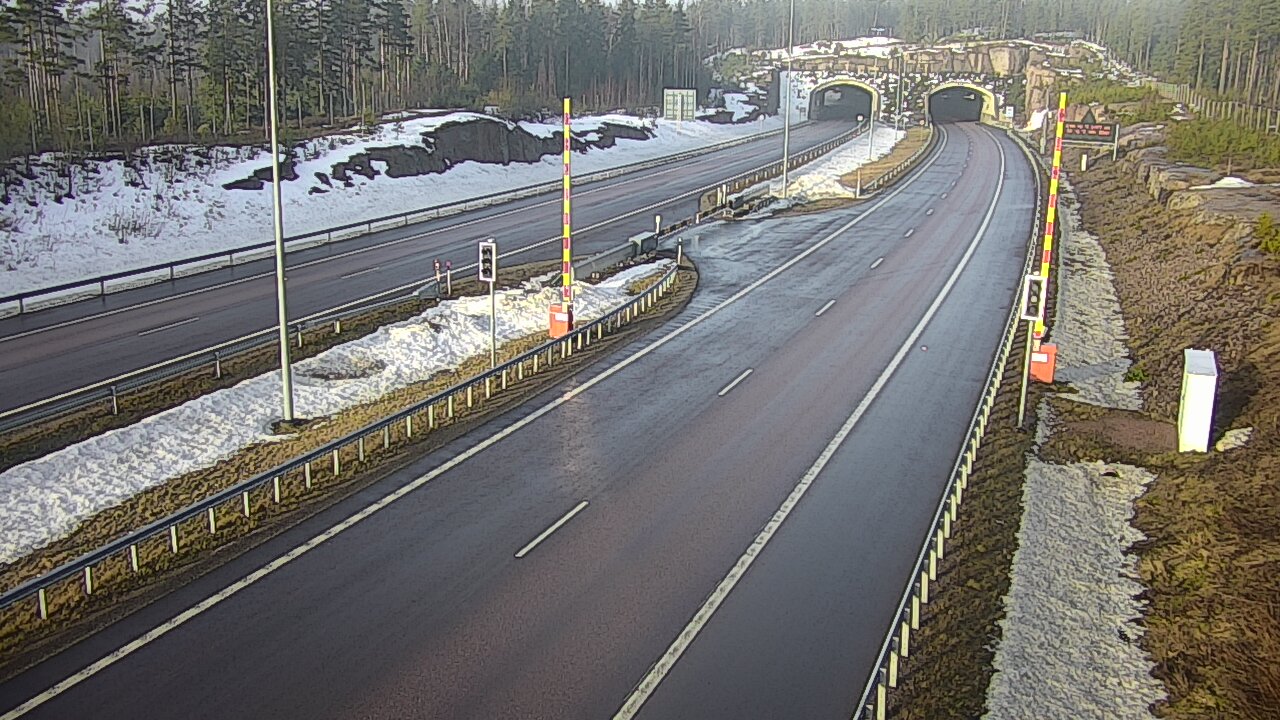 Kelikamerat Kuva Tie 7 Virolahti, Vaalimaan tunneli, puomi itä, Virolahti, Kymenlaakso