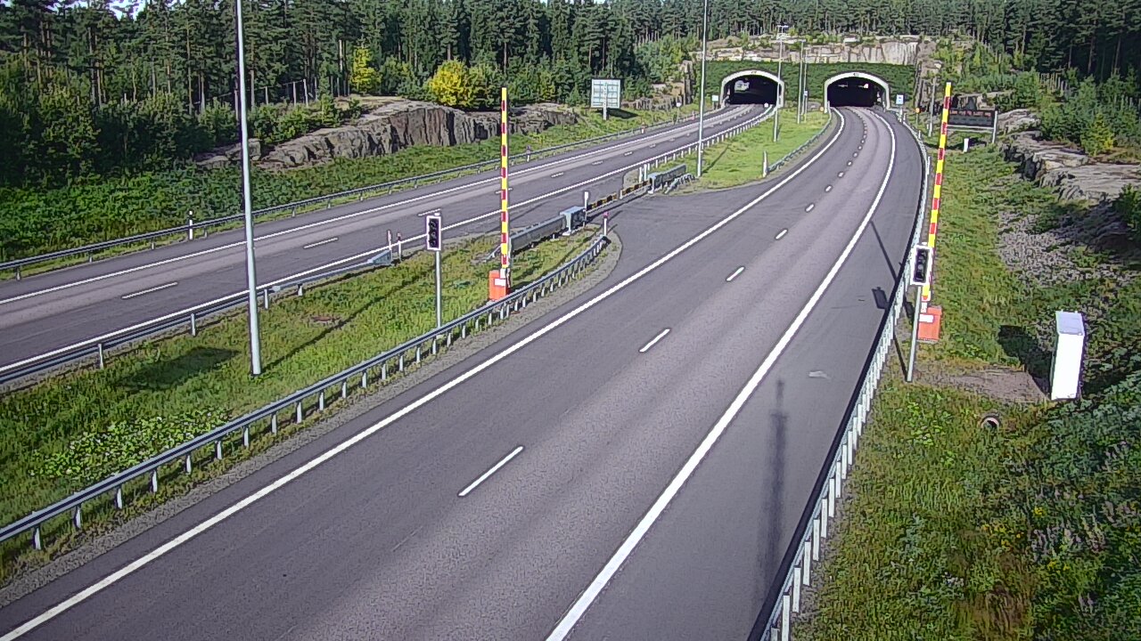 Kelikamerat Kuva Tie 7 Virolahti, Vaalimaan tunneli, puomi itä, Virolahti, Kymenlaakso