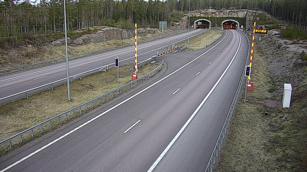 Kelikamerat Kuva Tie 7 Virolahti, Vaalimaan tunneli, puomi itä, Virolahti, Kymenlaakso