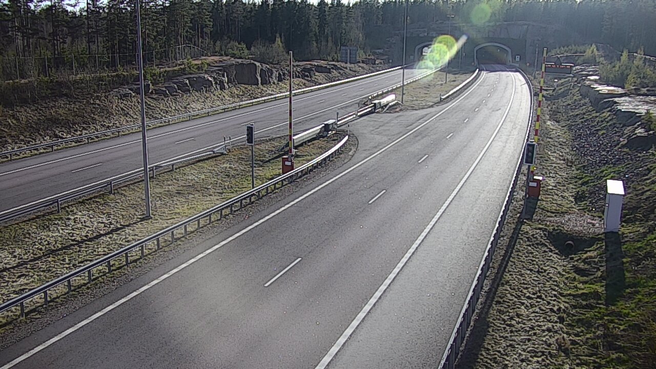 Kelikamerat Kuva Tie 7 Virolahti, Vaalimaan tunneli, puomi itä, Virolahti, Kymenlaakso