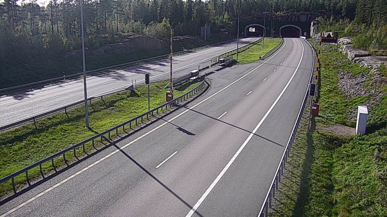 Kelikamerat Kuva Tie 7 Virolahti, Vaalimaan tunneli, puomi itä, Virolahti, Kymenlaakso