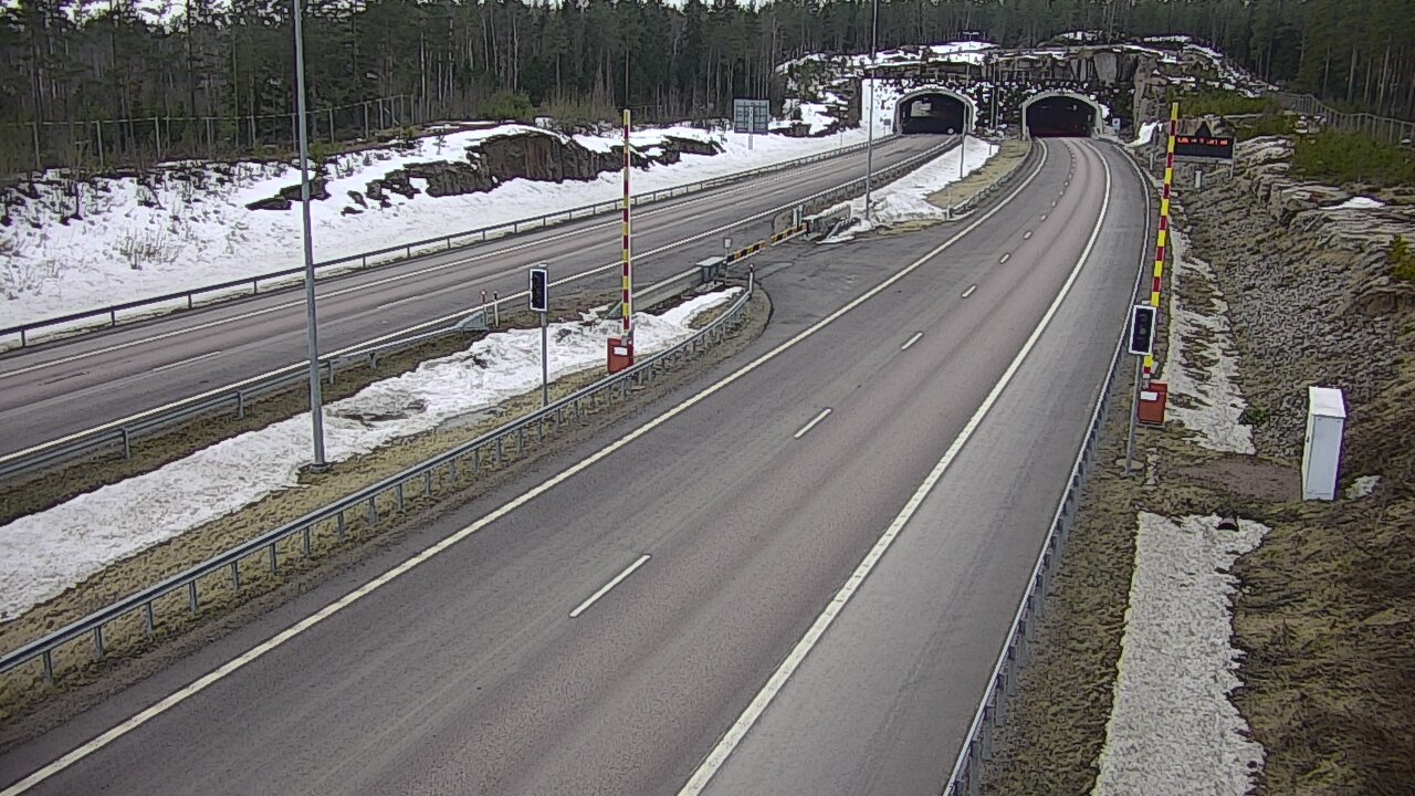 Kelikamerat Kuva Tie 7 Virolahti, Vaalimaan tunneli, puomi itä, Virolahti, Kymenlaakso