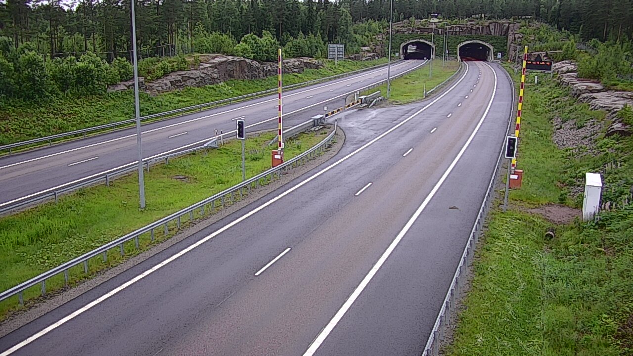 Kelikamerat Kuva Tie 7 Virolahti, Vaalimaan tunneli, puomi itä, Virolahti, Kymenlaakso