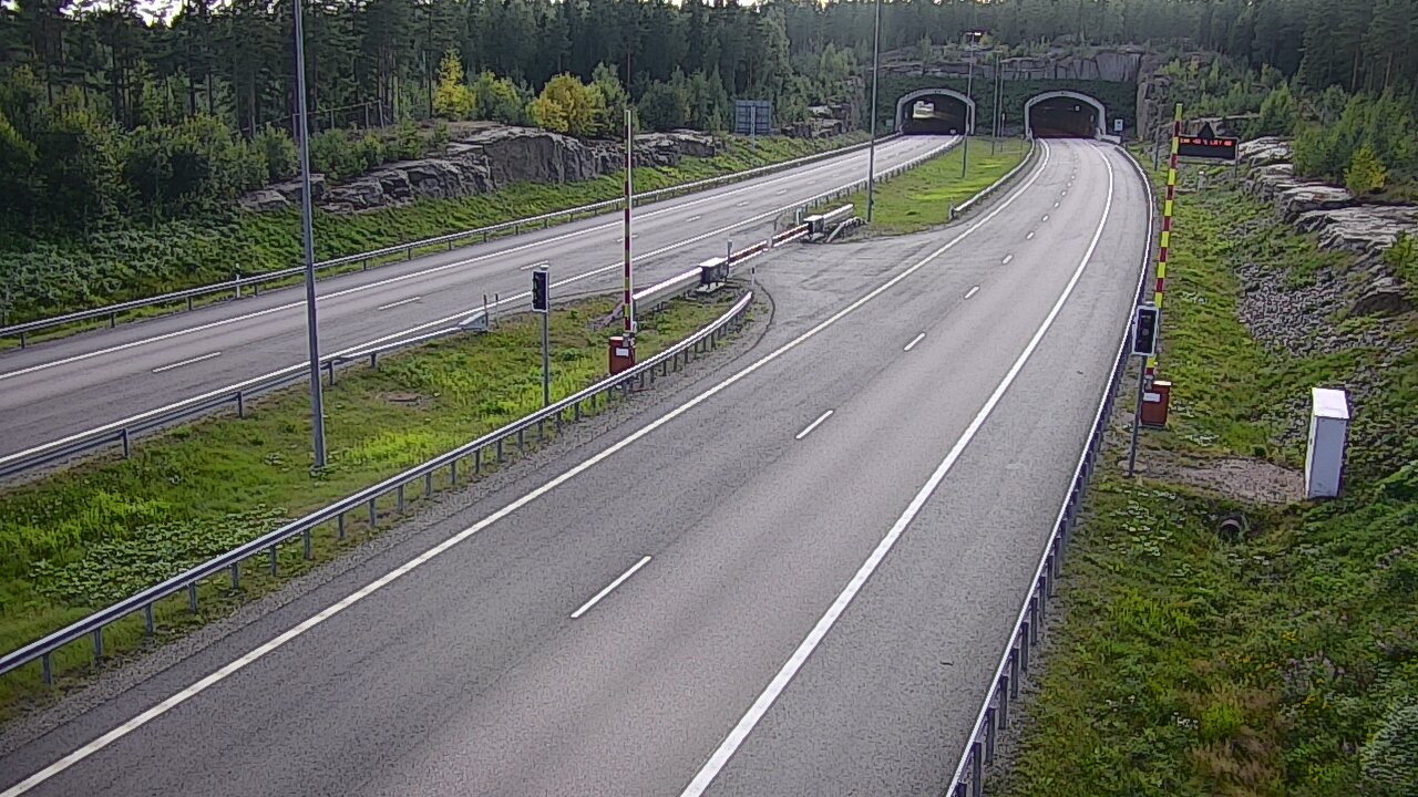 Kelikamerat Kuva Tie 7 Virolahti, Vaalimaan tunneli, puomi itä, Virolahti, Kymenlaakso
