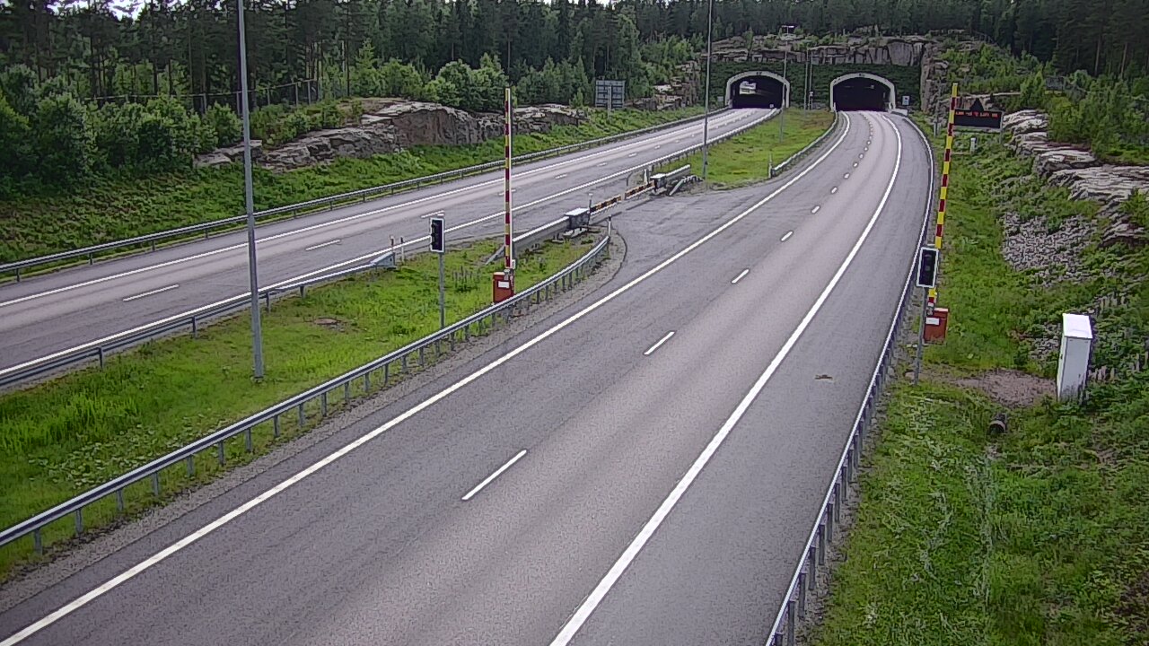 Kelikamerat Kuva Tie 7 Virolahti, Vaalimaan tunneli, puomi itä, Virolahti, Kymenlaakso