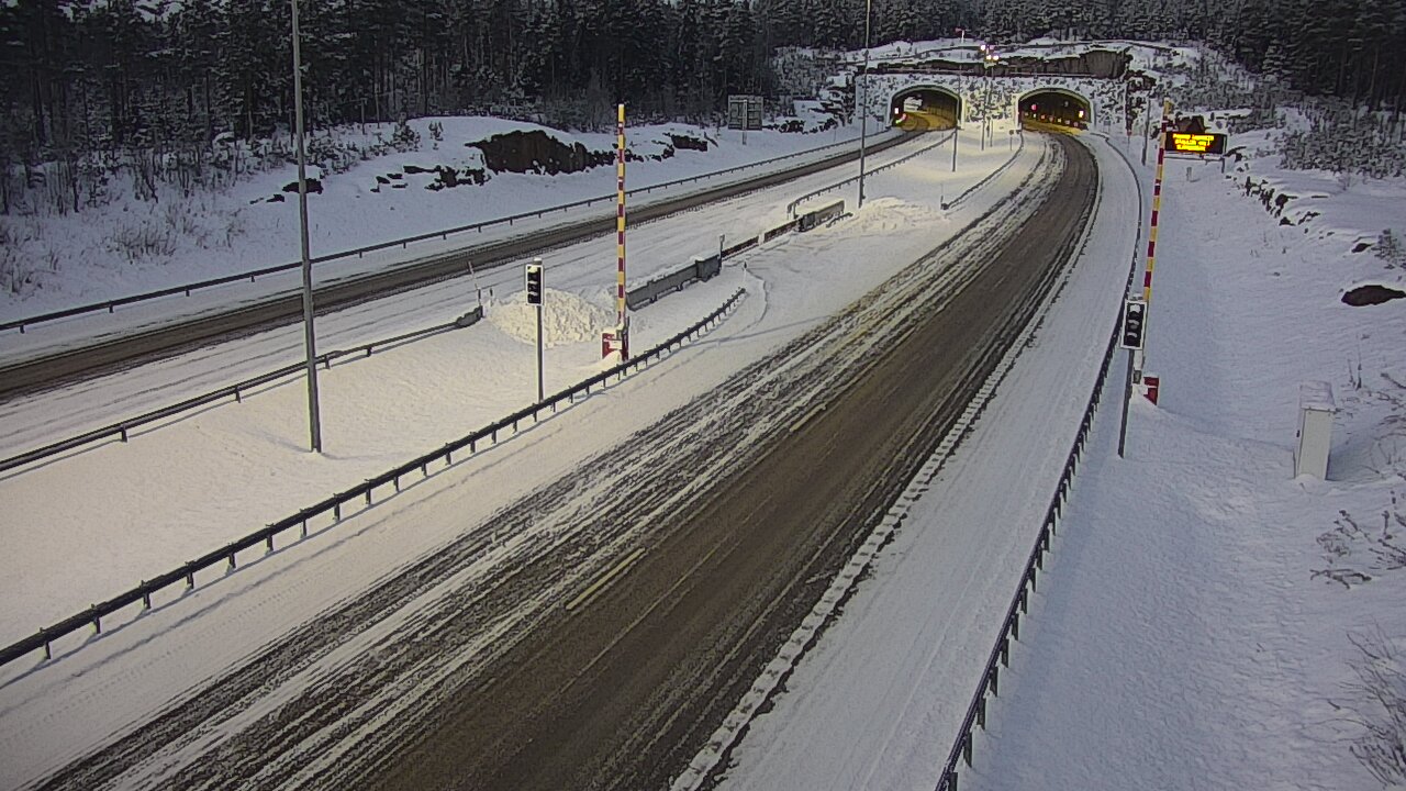 Kelikamerat Kuva Tie 7 Virolahti, Vaalimaan tunneli, puomi itä, Virolahti, Kymenlaakso