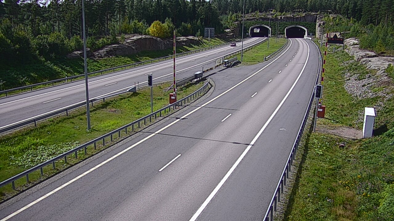 Kelikamerat Kuva Tie 7 Virolahti, Vaalimaan tunneli, puomi itä, Virolahti, Kymenlaakso