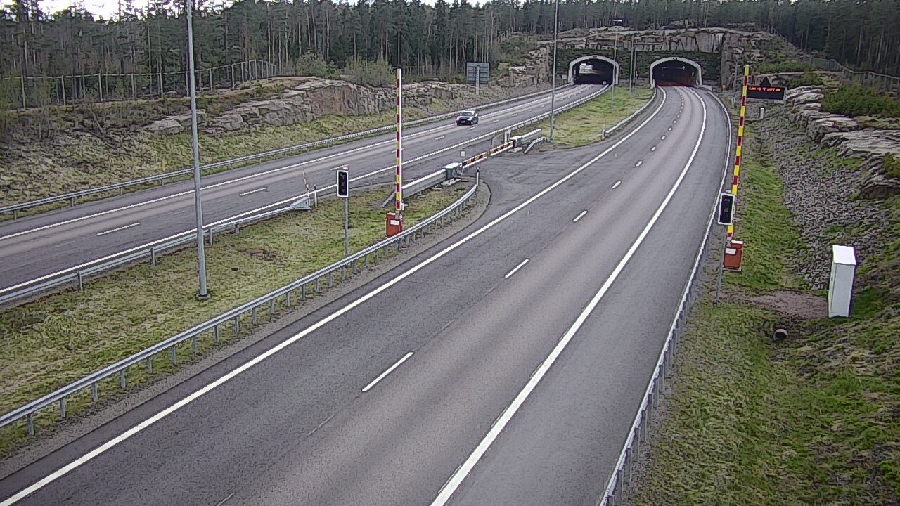 Weather Camera Image Väg 7 Vederlax, Vaalimaan tunneli, bom öst, Virolahti, Kymenlaakso