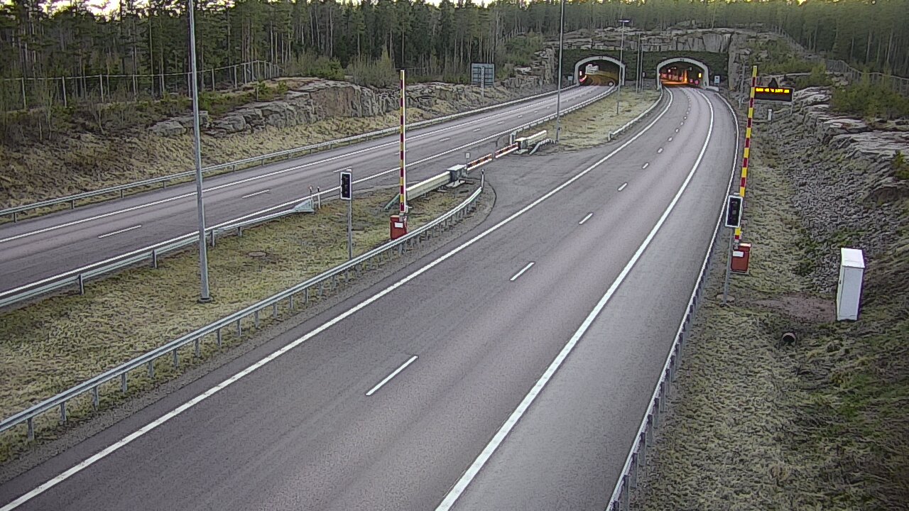 Kelikamerat Kuva Tie 7 Virolahti, Vaalimaan tunneli, puomi itä, Virolahti, Kymenlaakso