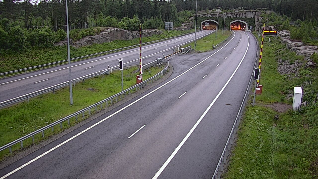 Kelikamerat Kuva Tie 7 Virolahti, Vaalimaan tunneli, puomi itä, Virolahti, Kymenlaakso