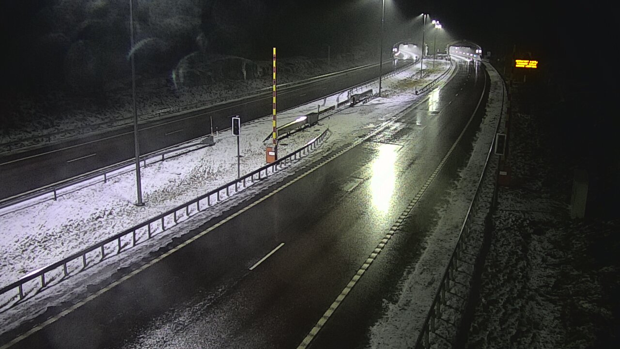 Weather Camera Image Väg 7 Vederlax, Vaalimaan tunneli, bom öst, Virolahti, Kymenlaakso