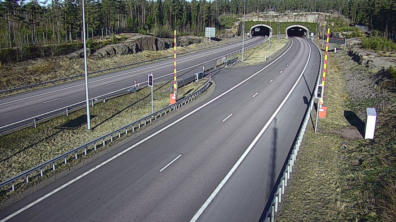 Kelikamerat Kuva Tie 7 Virolahti, Vaalimaan tunneli, puomi itä, Virolahti, Kymenlaakso