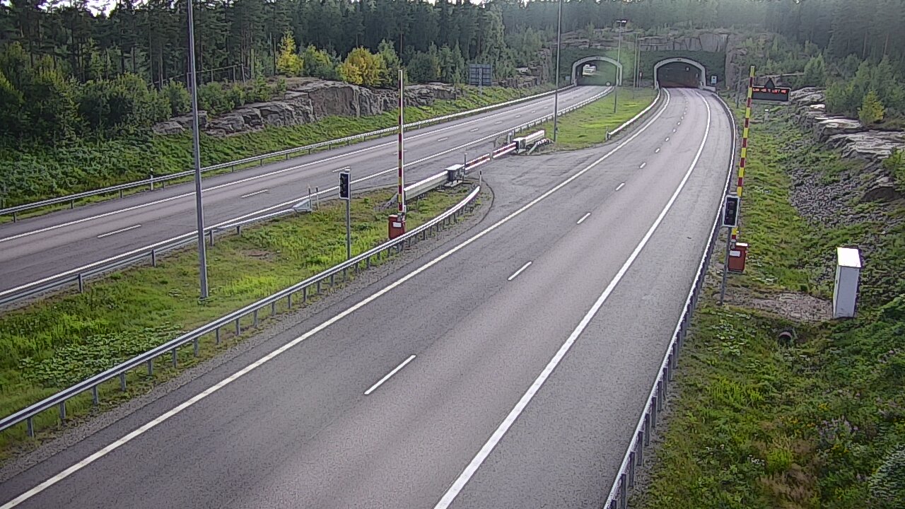 Kelikamerat Kuva Tie 7 Virolahti, Vaalimaan tunneli, puomi itä, Virolahti, Kymenlaakso