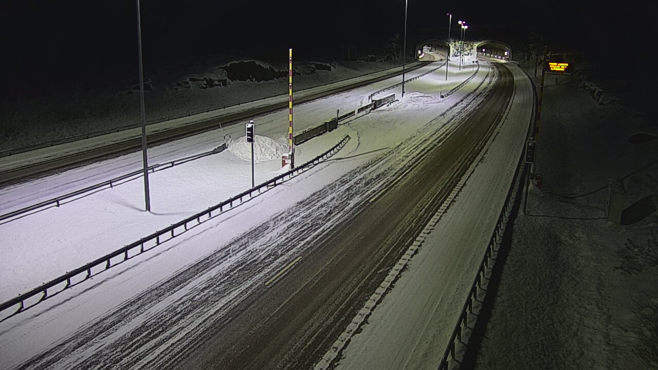 Kelikamerat Kuva Tie 7 Virolahti, Vaalimaan tunneli, puomi itä, Virolahti, Kymenlaakso