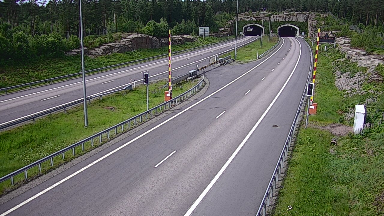 Kelikamerat Kuva Tie 7 Virolahti, Vaalimaan tunneli, puomi itä, Virolahti, Kymenlaakso