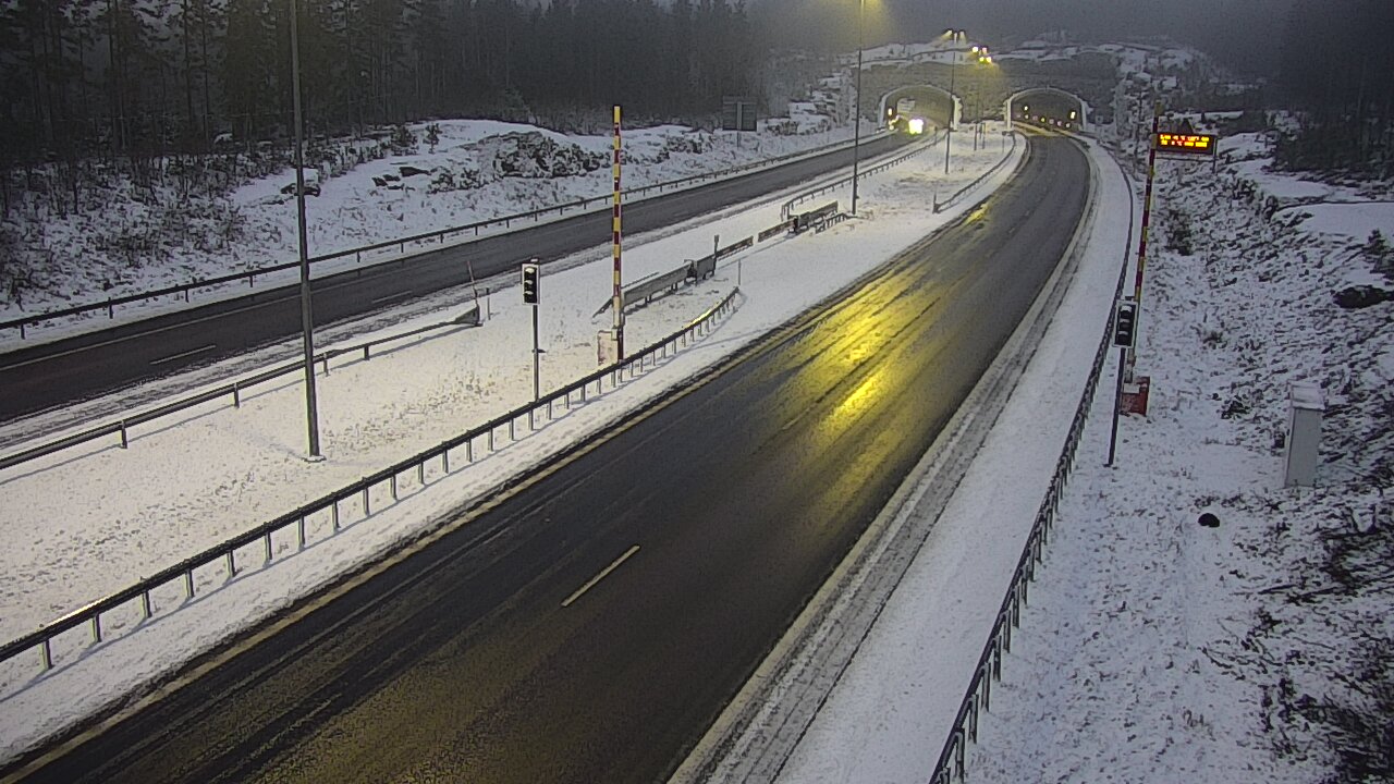 Kelikamerat Kuva Tie 7 Virolahti, Vaalimaan tunneli, puomi itä, Virolahti, Kymenlaakso