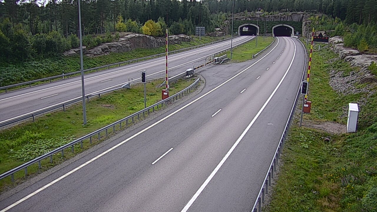Kelikamerat Kuva Tie 7 Virolahti, Vaalimaan tunneli, puomi itä, Virolahti, Kymenlaakso