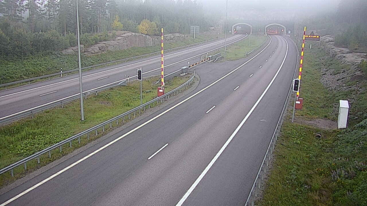 Kelikamerat Kuva Tie 7 Virolahti, Vaalimaan tunneli, puomi itä, Virolahti, Kymenlaakso