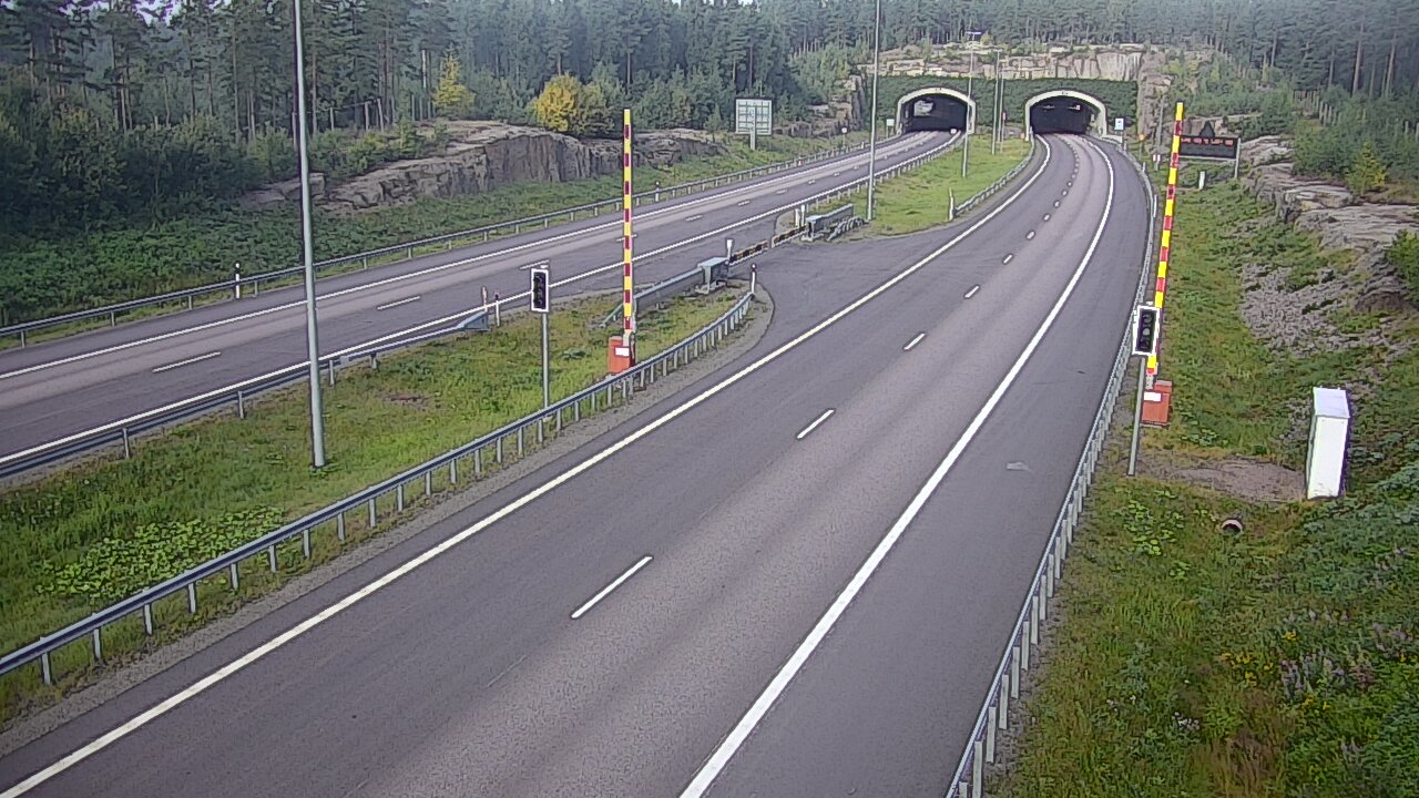 Weather Camera Image Road 7 Virolahti, Vaalimaan tunneli, boom east, Virolahti, Kymenlaakso