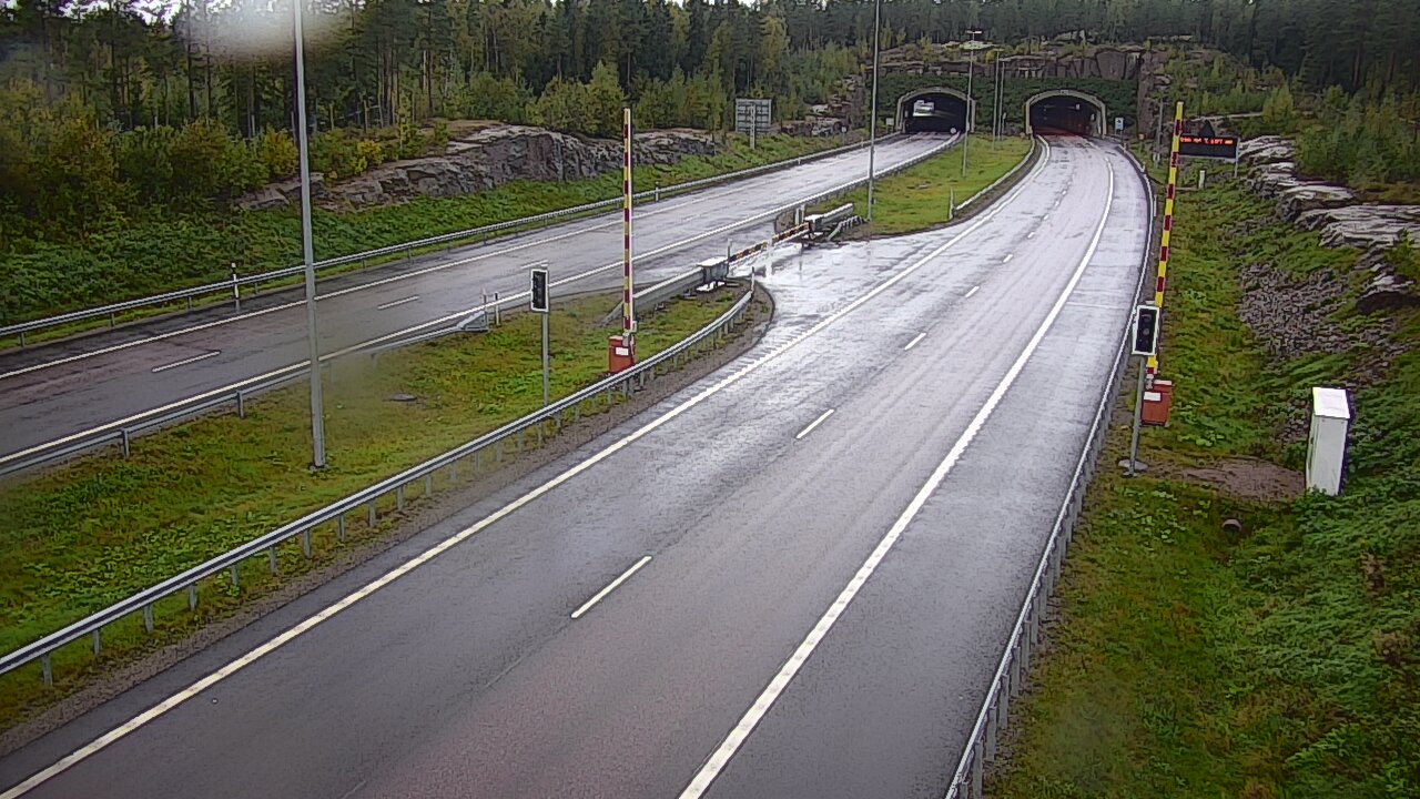 Kelikamerat Kuva Tie 7 Virolahti, Vaalimaan tunneli, puomi itä, Virolahti, Kymenlaakso