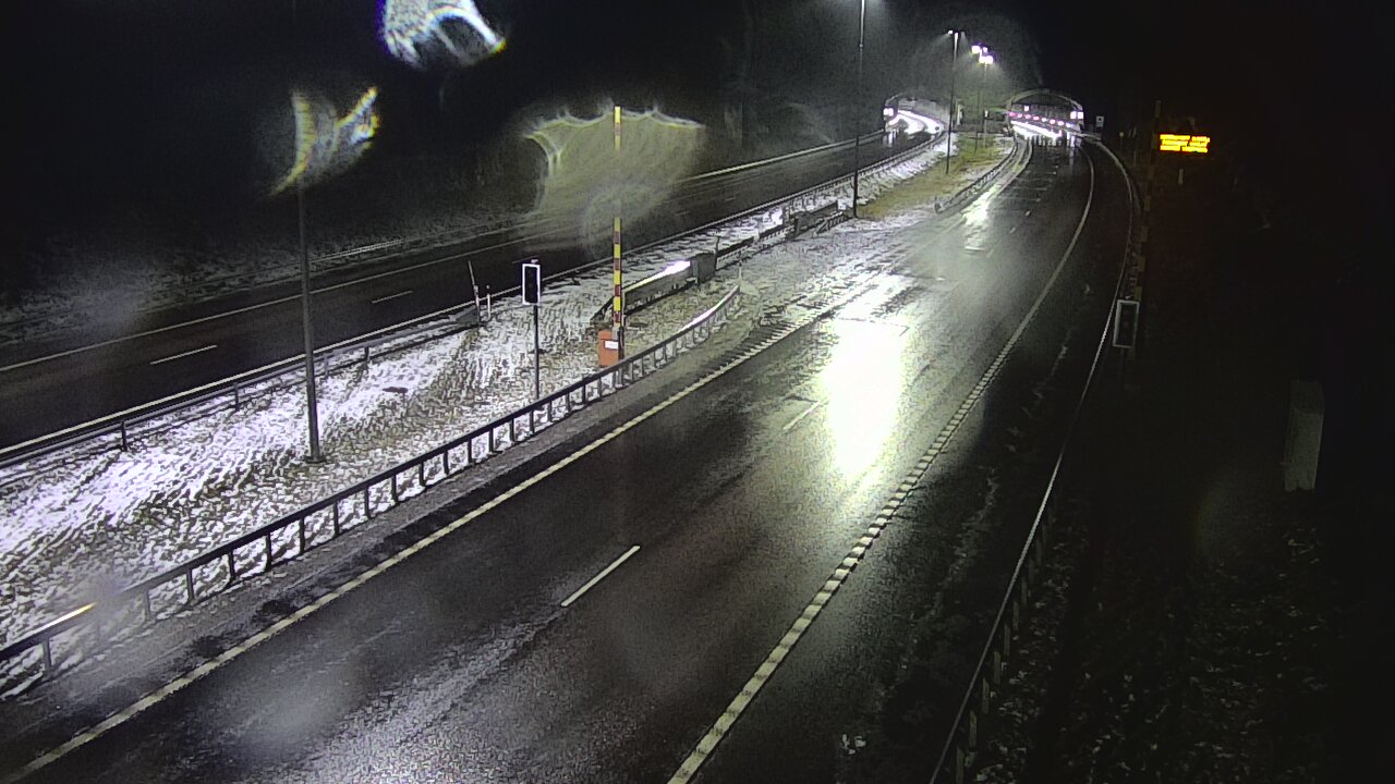 Weather Camera Image Väg 7 Vederlax, Vaalimaan tunneli, bom öst, Virolahti, Kymenlaakso