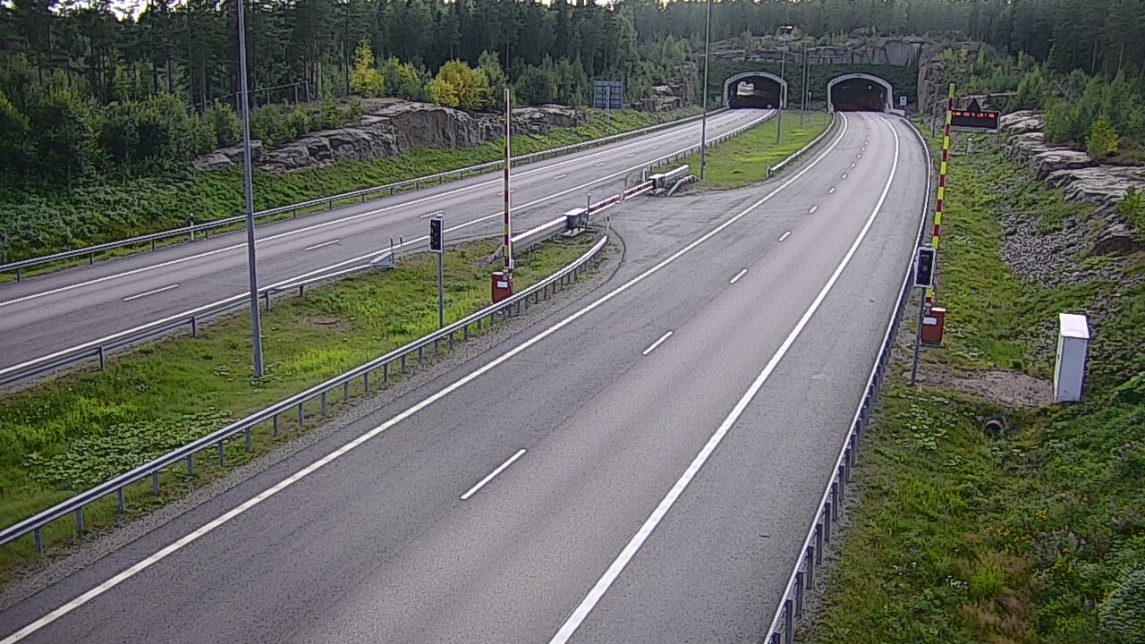 Kelikamerat Kuva Tie 7 Virolahti, Vaalimaan tunneli, puomi itä, Virolahti, Kymenlaakso