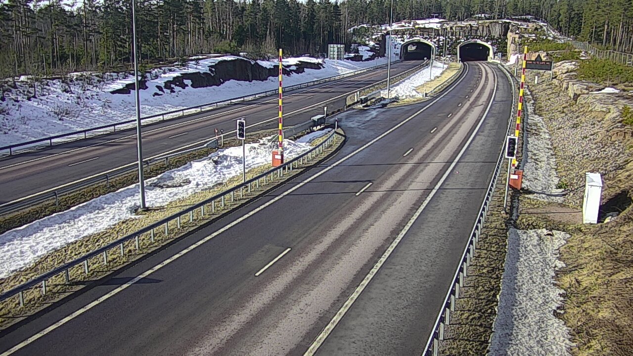 Kelikamerat Kuva Tie 7 Virolahti, Vaalimaan tunneli, puomi itä, Virolahti, Kymenlaakso