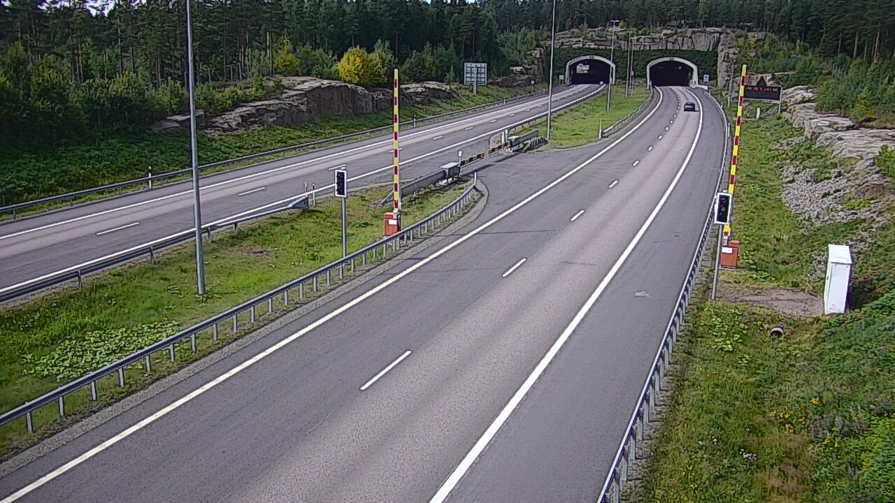 Kelikamerat Kuva Tie 7 Virolahti, Vaalimaan tunneli, puomi itä, Virolahti, Kymenlaakso