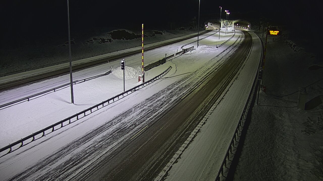 Kelikamerat Kuva Tie 7 Virolahti, Vaalimaan tunneli, puomi itä, Virolahti, Kymenlaakso