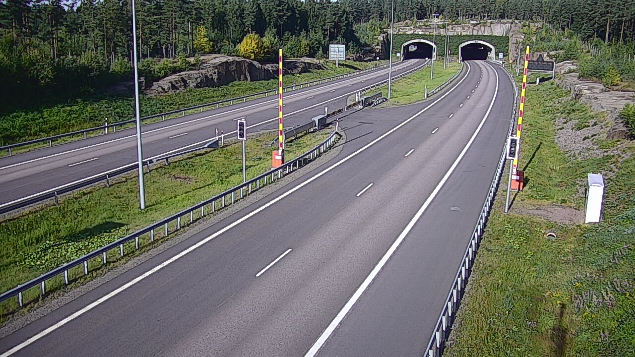 Weather Camera Image Road 7 Virolahti, Vaalimaan tunneli, boom east, Virolahti, Kymenlaakso