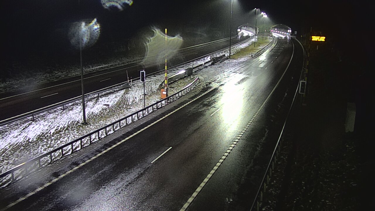 Weather Camera Image Väg 7 Vederlax, Vaalimaan tunneli, bom öst, Virolahti, Kymenlaakso