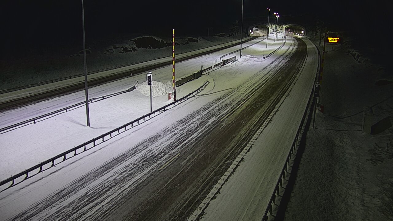 Kelikamerat Kuva Tie 7 Virolahti, Vaalimaan tunneli, puomi itä, Virolahti, Kymenlaakso