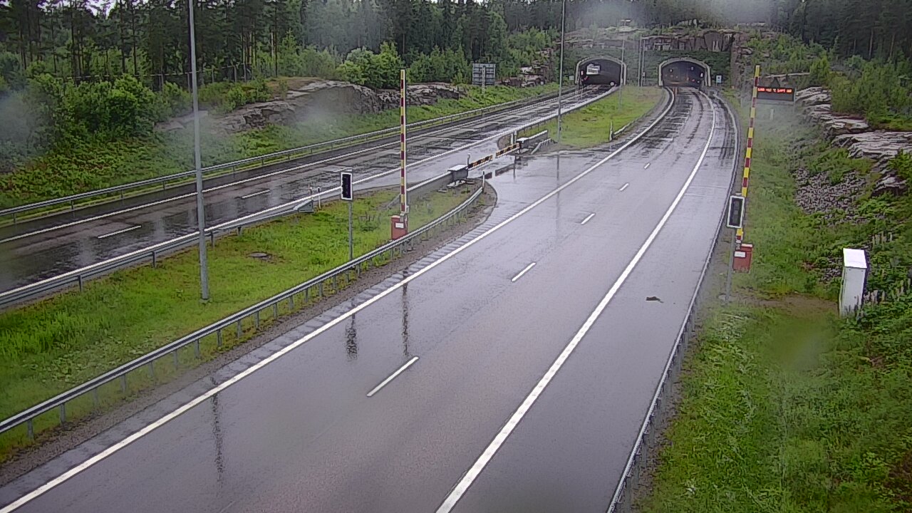 Kelikamerat Kuva Tie 7 Virolahti, Vaalimaan tunneli, puomi itä, Virolahti, Kymenlaakso