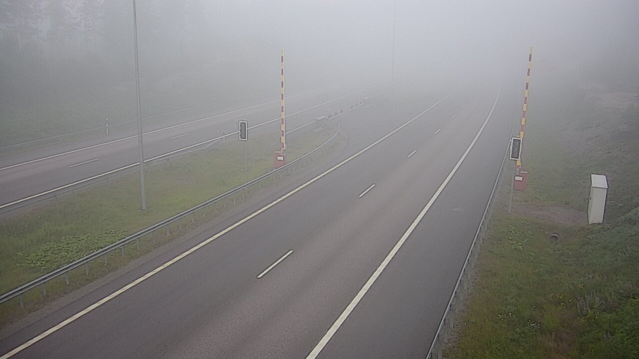 Weather Camera Image Road 7 Virolahti, Vaalimaan tunneli, boom east, Virolahti, Kymenlaakso