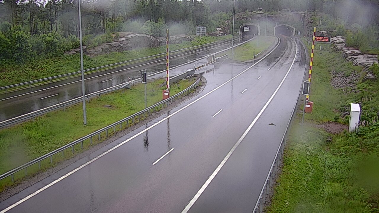 Kelikamerat Kuva Tie 7 Virolahti, Vaalimaan tunneli, puomi itä, Virolahti, Kymenlaakso