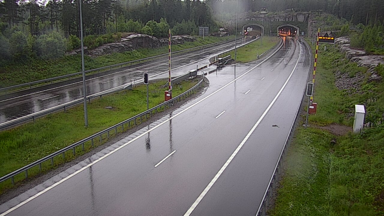 Kelikamerat Kuva Tie 7 Virolahti, Vaalimaan tunneli, puomi itä, Virolahti, Kymenlaakso