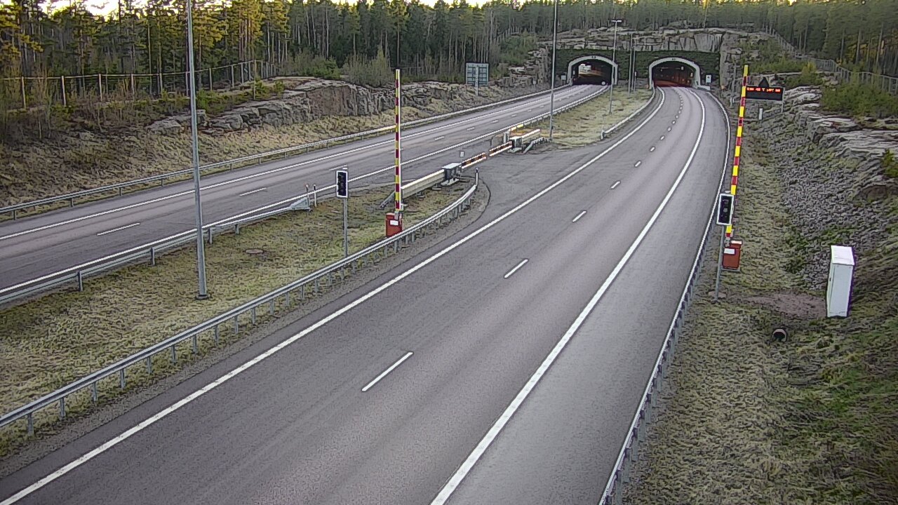 Kelikamerat Kuva Tie 7 Virolahti, Vaalimaan tunneli, puomi itä, Virolahti, Kymenlaakso