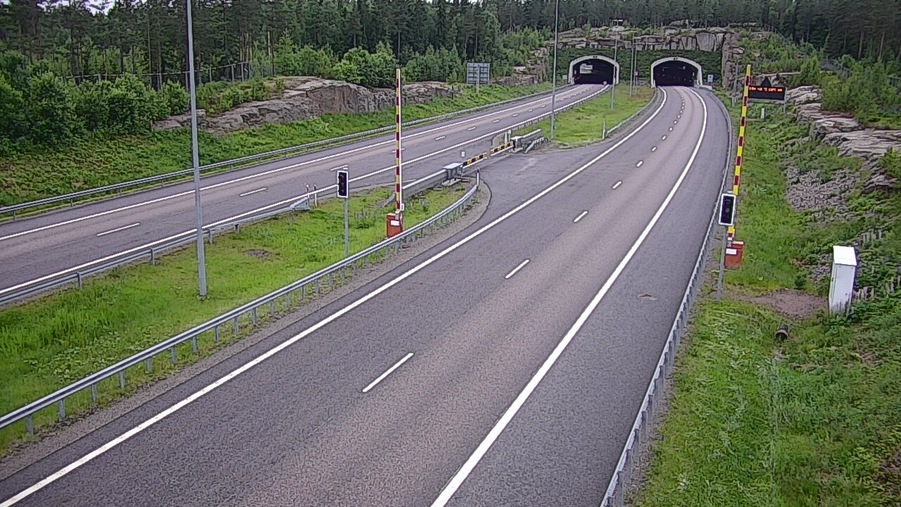Kelikamerat Kuva Tie 7 Virolahti, Vaalimaan tunneli, puomi itä, Virolahti, Kymenlaakso
