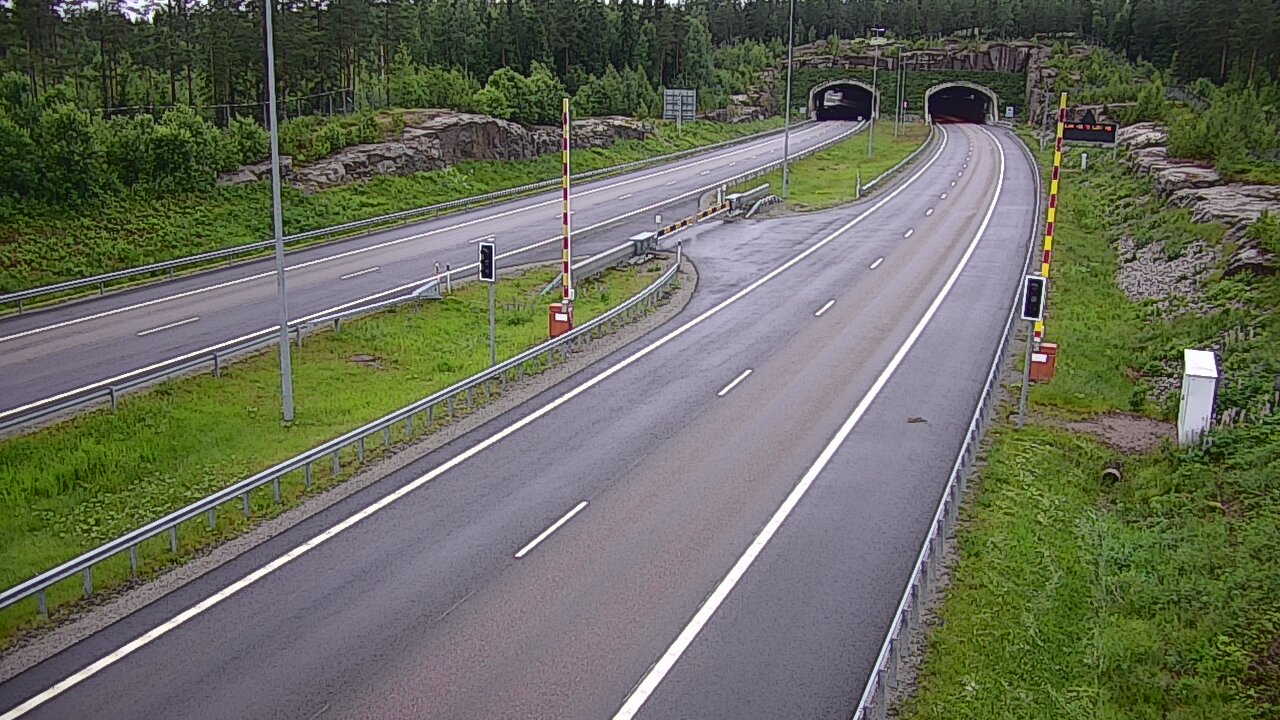 Kelikamerat Kuva Tie 7 Virolahti, Vaalimaan tunneli, puomi itä, Virolahti, Kymenlaakso