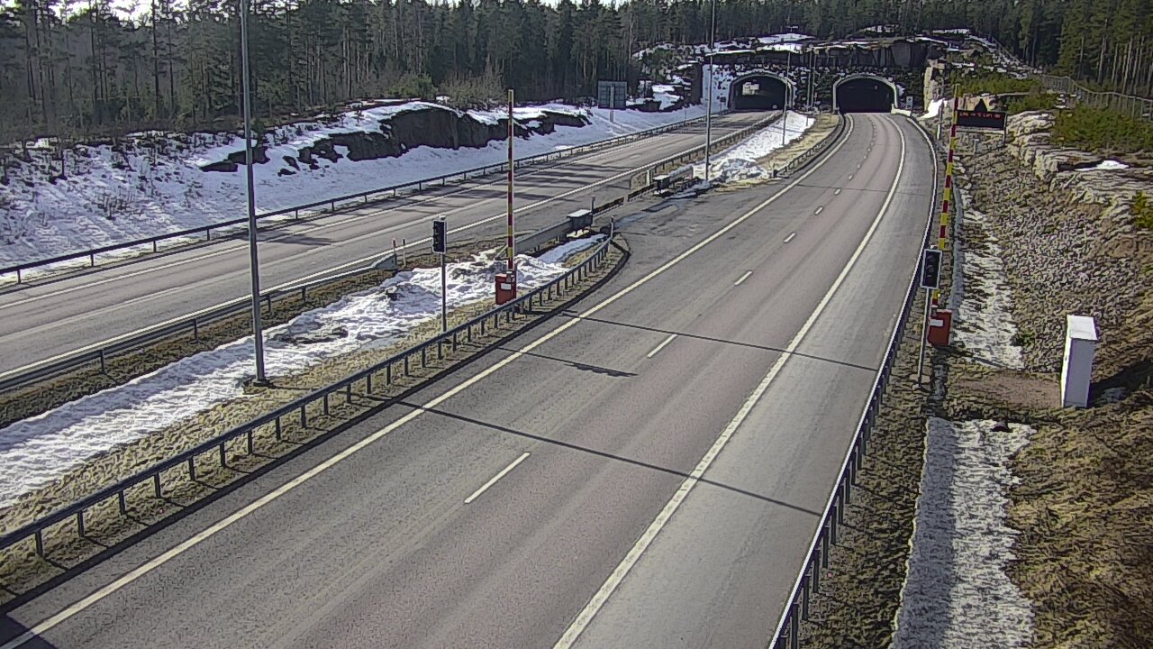 Kelikamerat Kuva Tie 7 Virolahti, Vaalimaan tunneli, puomi itä, Virolahti, Kymenlaakso