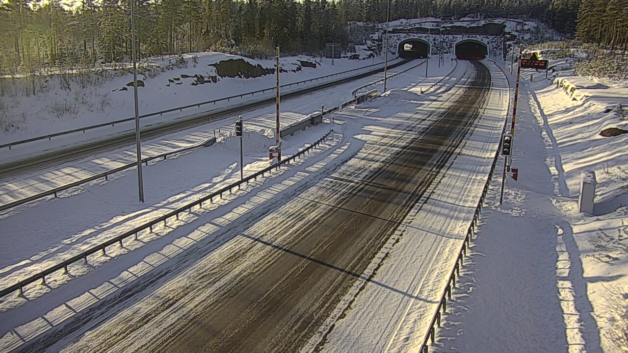 Kelikamerat Kuva Tie 7 Virolahti, Vaalimaan tunneli, puomi itä, Virolahti, Kymenlaakso