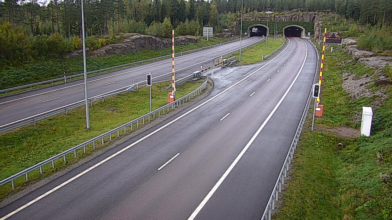 Kelikamerat Kuva Tie 7 Virolahti, Vaalimaan tunneli, puomi itä, Virolahti, Kymenlaakso
